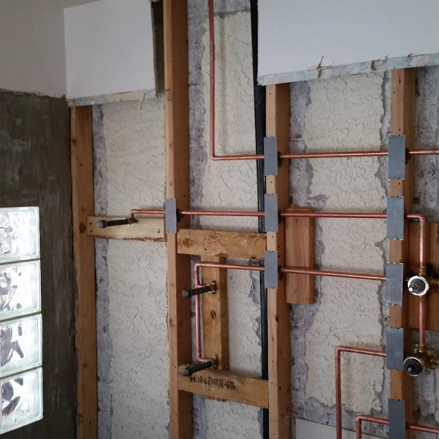 Copper pipe installation for Burst Pipe Repair in Lockport